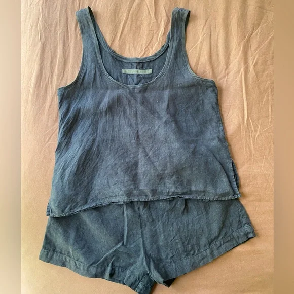 Enza Costa Linen Set Women’s M - Picture 1 of 6